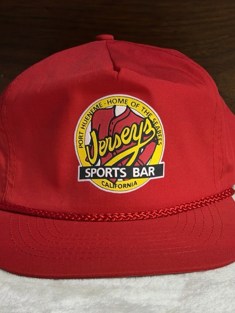 Vintage Jerseys Sports Bar Port Hueneme California Rope Hat Cap Otto Snapback